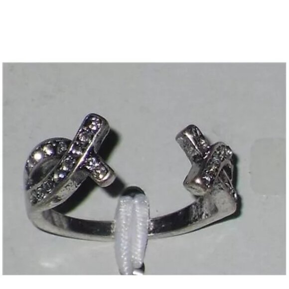 New Lot 6 PC Maurices Necklace Ring Moon Star Rhinestone X Size 7 Arrowhead Torq - Picture 9 of 12